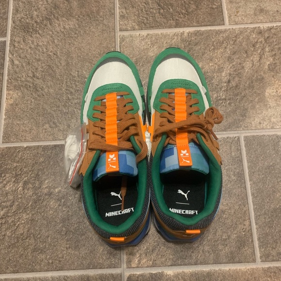 Puma x Minecraft City Rider Minecraft Edition 385748-01 | Men's Shoes Size 10.5 - Picture 5 of 9